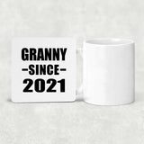 Granny Since 2021 - Drink Coaster