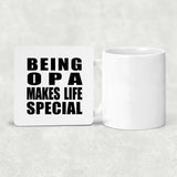 Being Opa Makes Life Special - Drink Coaster