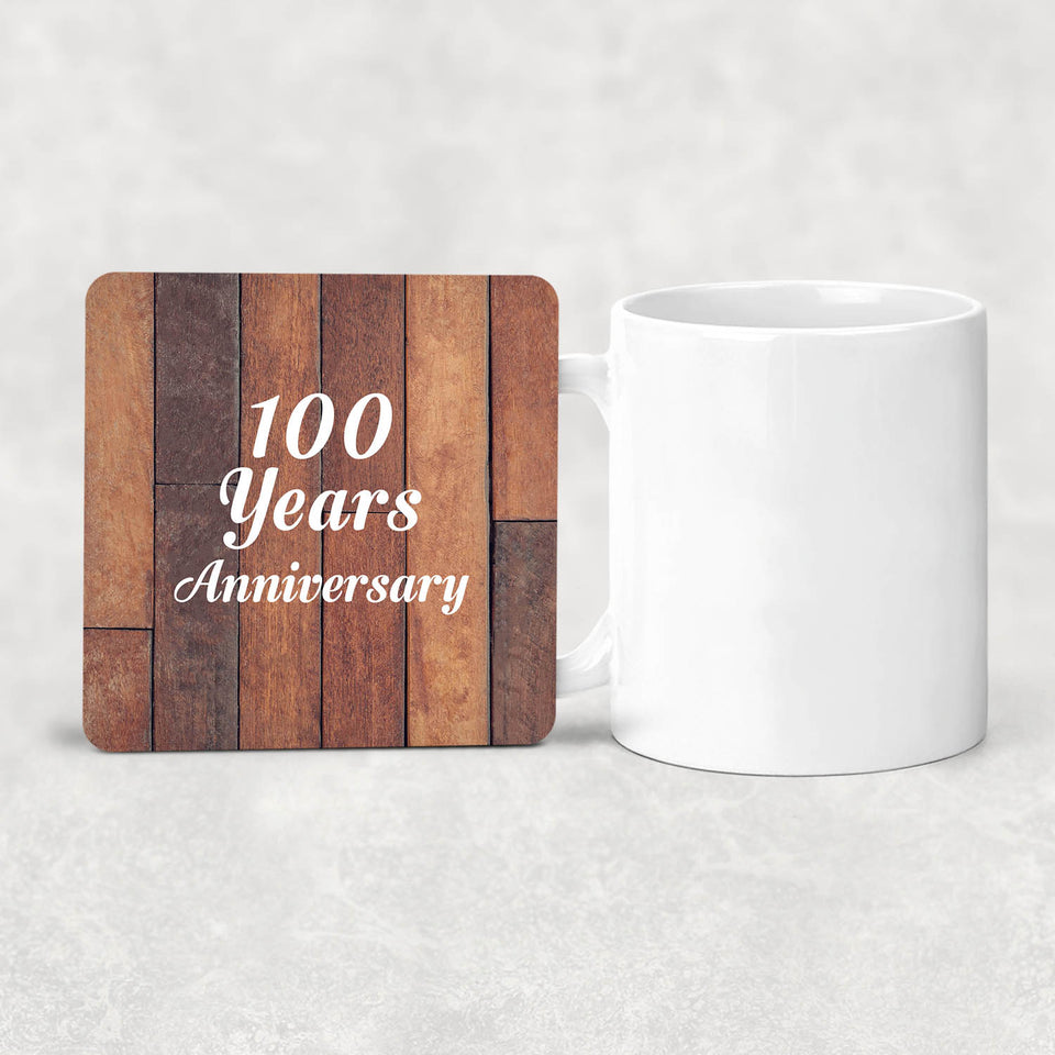 100th Anniversary 100 Years Anniversary - Drink Coaster E