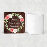 Janice Baby's First Christmas - Drink Coaster A