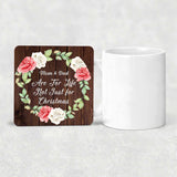 Mom & Dad Are For Life, Not Just For Christmas - Drink Coaster A