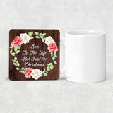 Son Is For Life, Not Just For Christmas - Drink Coaster A