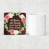 83rd Birthday 83 Years 996 Months 30,315 Days Of Awesome - Drink Coaster A