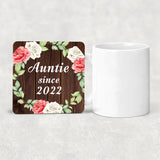 Auntie Since 2022 - Drink Coaster A