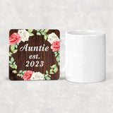 Auntie Established Est. 2023 - Drink Coaster A