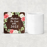 Mother In Law Established Est. 2023 - Drink Coaster A
