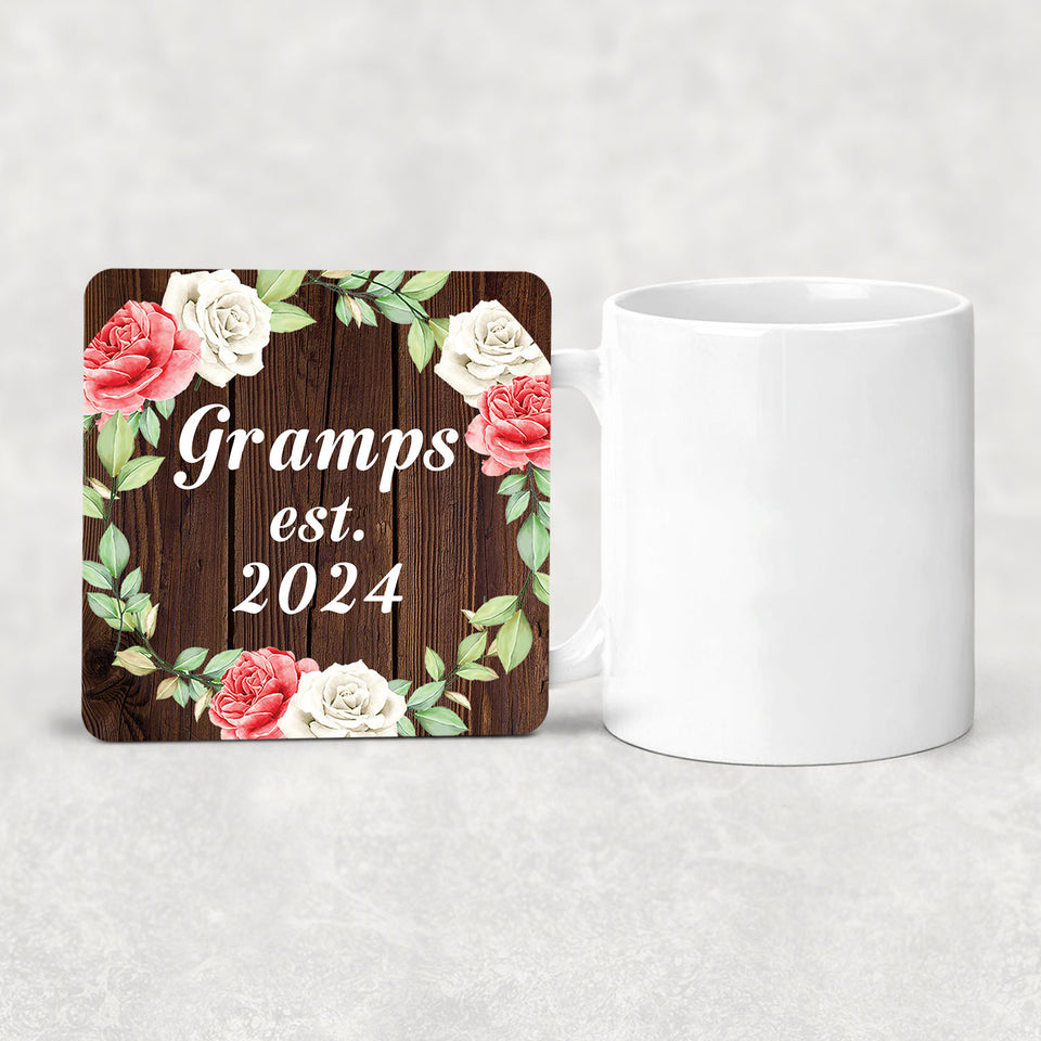 Gramps Established Est. 2024 - Drink Coaster A