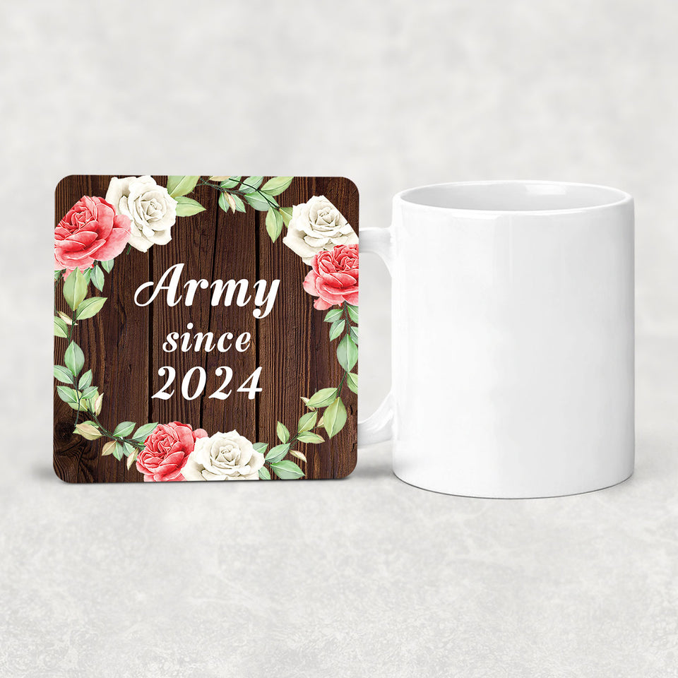 Army Since 2024 - Drink Coaster A