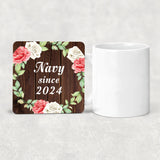 Navy Since 2024 - Drink Coaster A