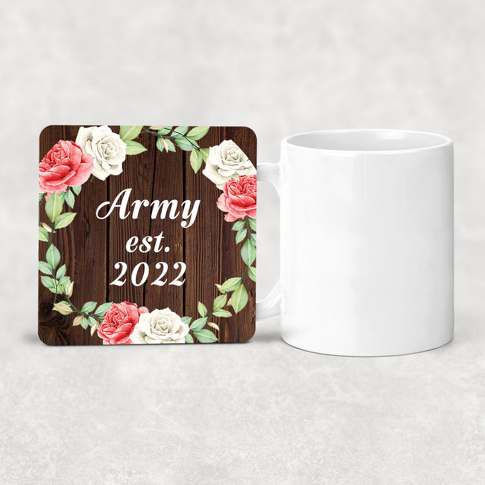 Army Established Est. 2022 - Drink Coaster A