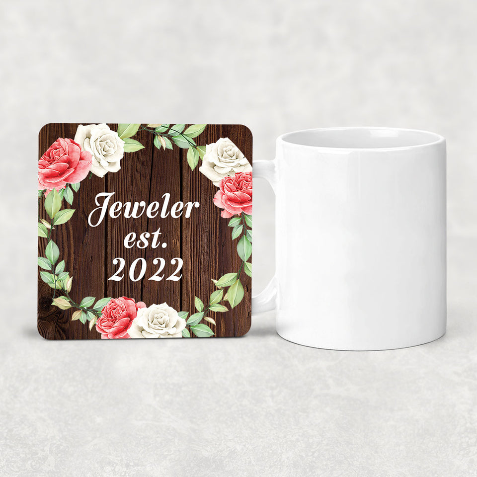 Jeweler Established Est. 2022 - Drink Coaster A