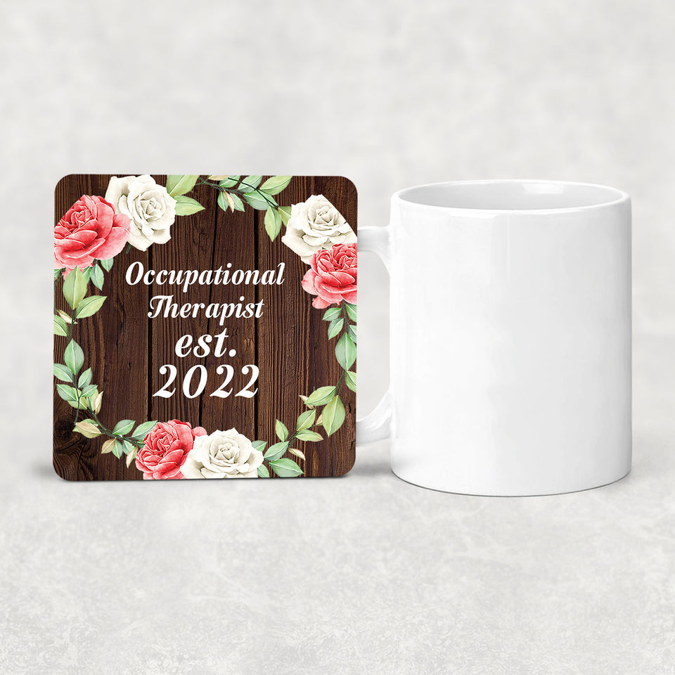 Occupational Therapist Established Est. 2022 - Drink Coaster A