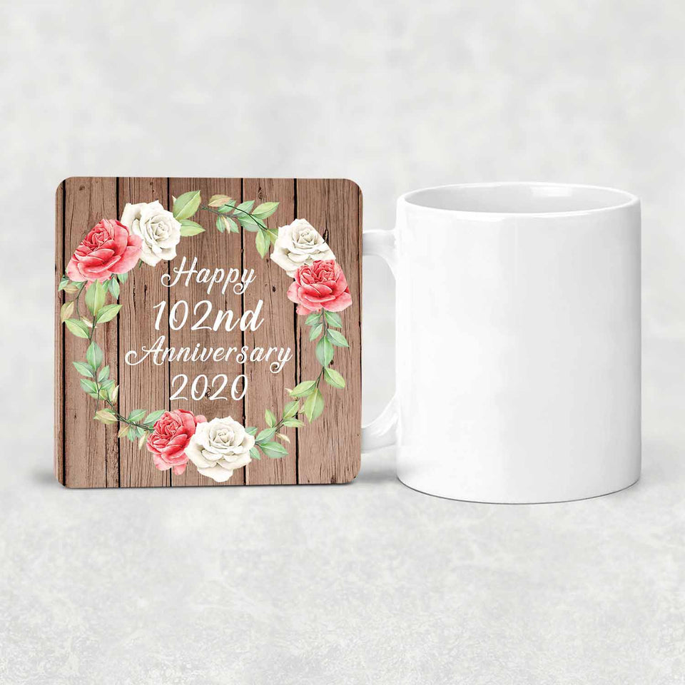 Happy 102nd Anniversary 2020 - Drink Coaster B
