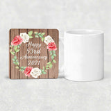 Happy 53rd Anniversary 2021 - Drink Coaster B
