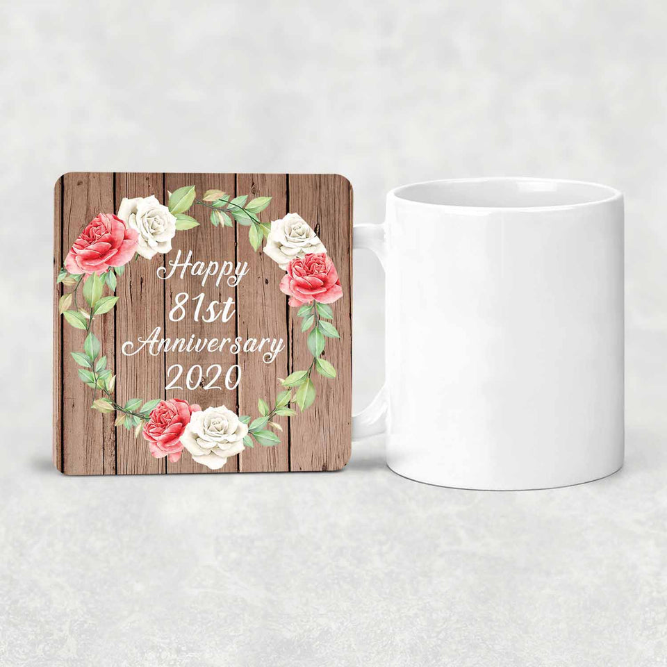 Happy 81st Anniversary 2020 - Drink Coaster B