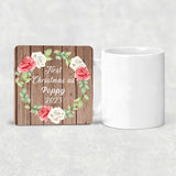 First Christmas As Poppy 2023 - Drink Coaster B