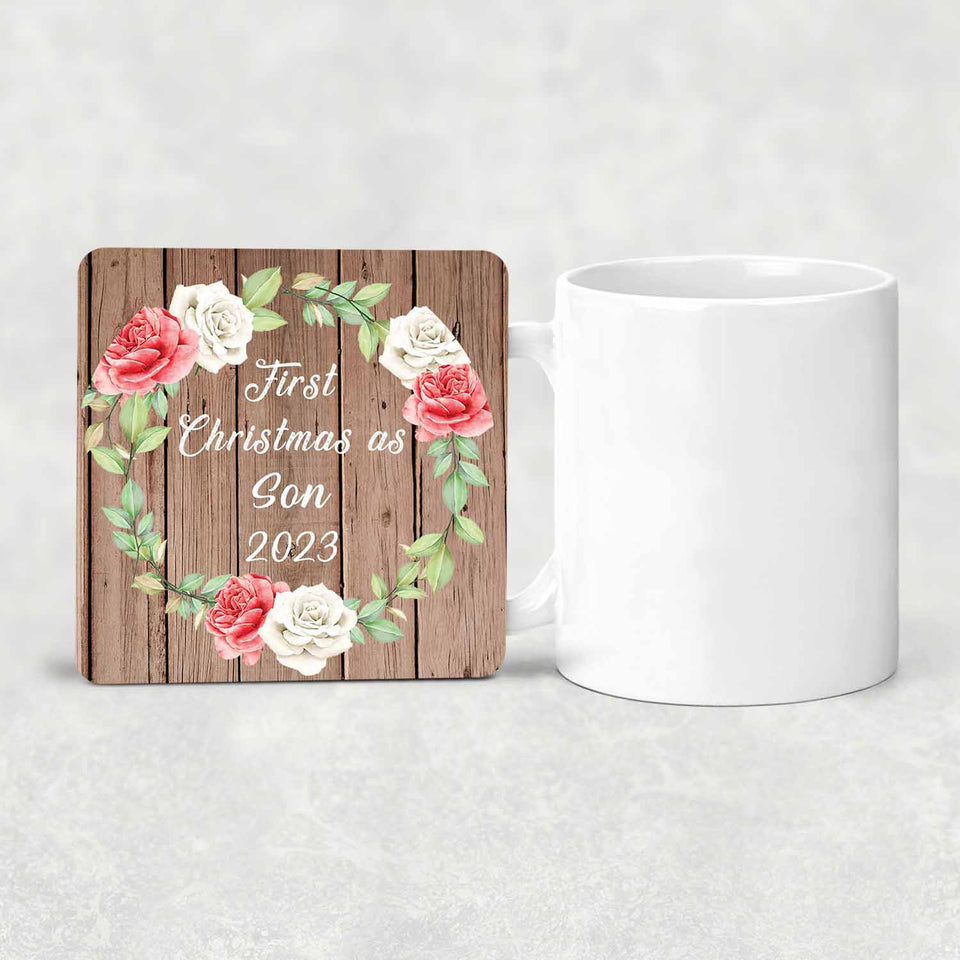 First Christmas As Son 2023 - Drink Coaster B