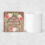 First Year As Aunty & Uncle 2021 - Drink Coaster B