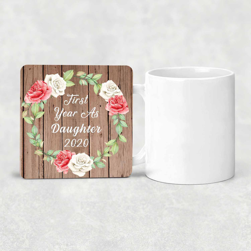 First Year As Daughter 2020 - Drink Coaster B