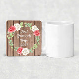First Year As Wife 2021 - Drink Coaster B