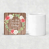 Our First Christmas Dating 2021 - Drink Coaster B