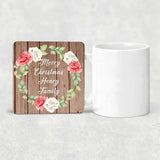 Merry Christmas Henry Family - Drink Coaster B