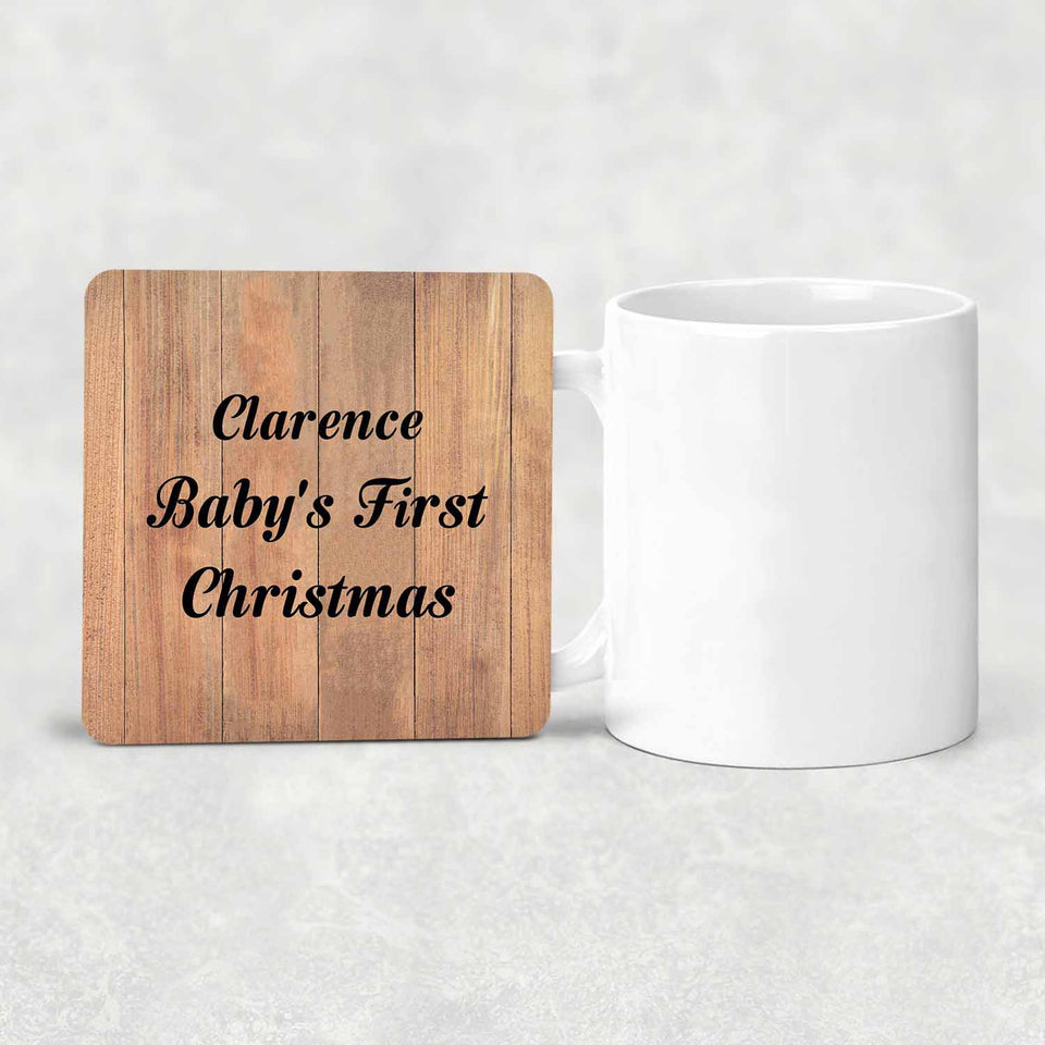 Clarence Baby's First Christmas - Drink Coaster C