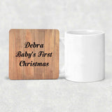Debra Baby's First Christmas - Drink Coaster C