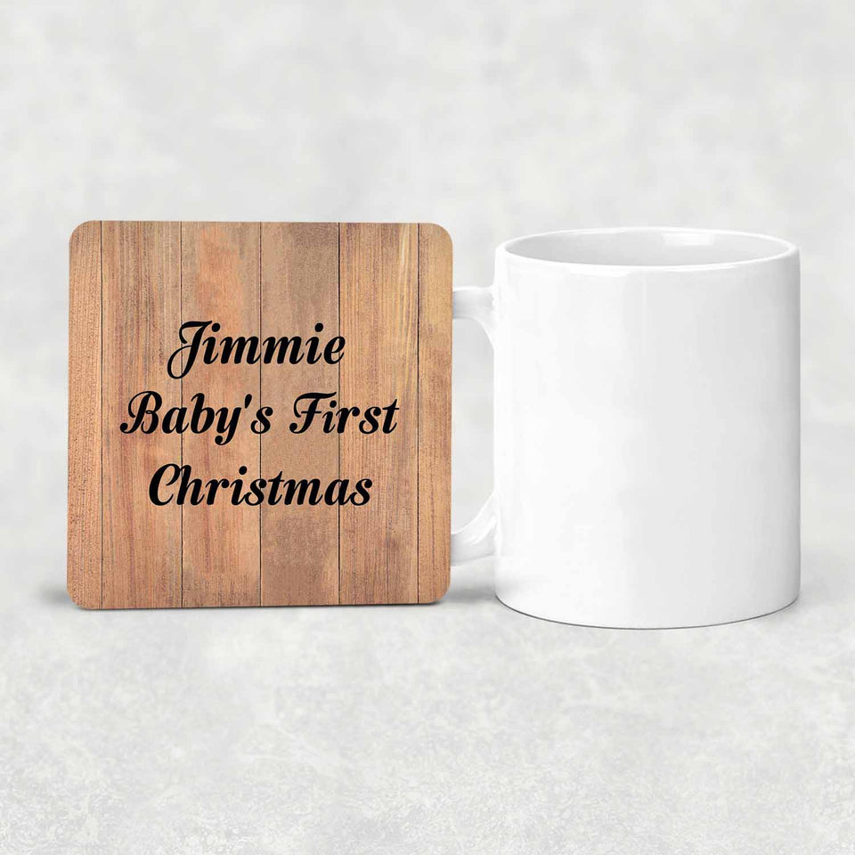 Jimmie Baby's First Christmas - Drink Coaster C