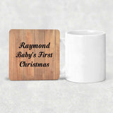 Raymond Baby's First Christmas - Drink Coaster C