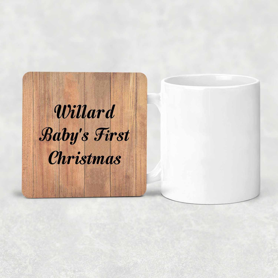 Willard Baby's First Christmas - Drink Coaster C
