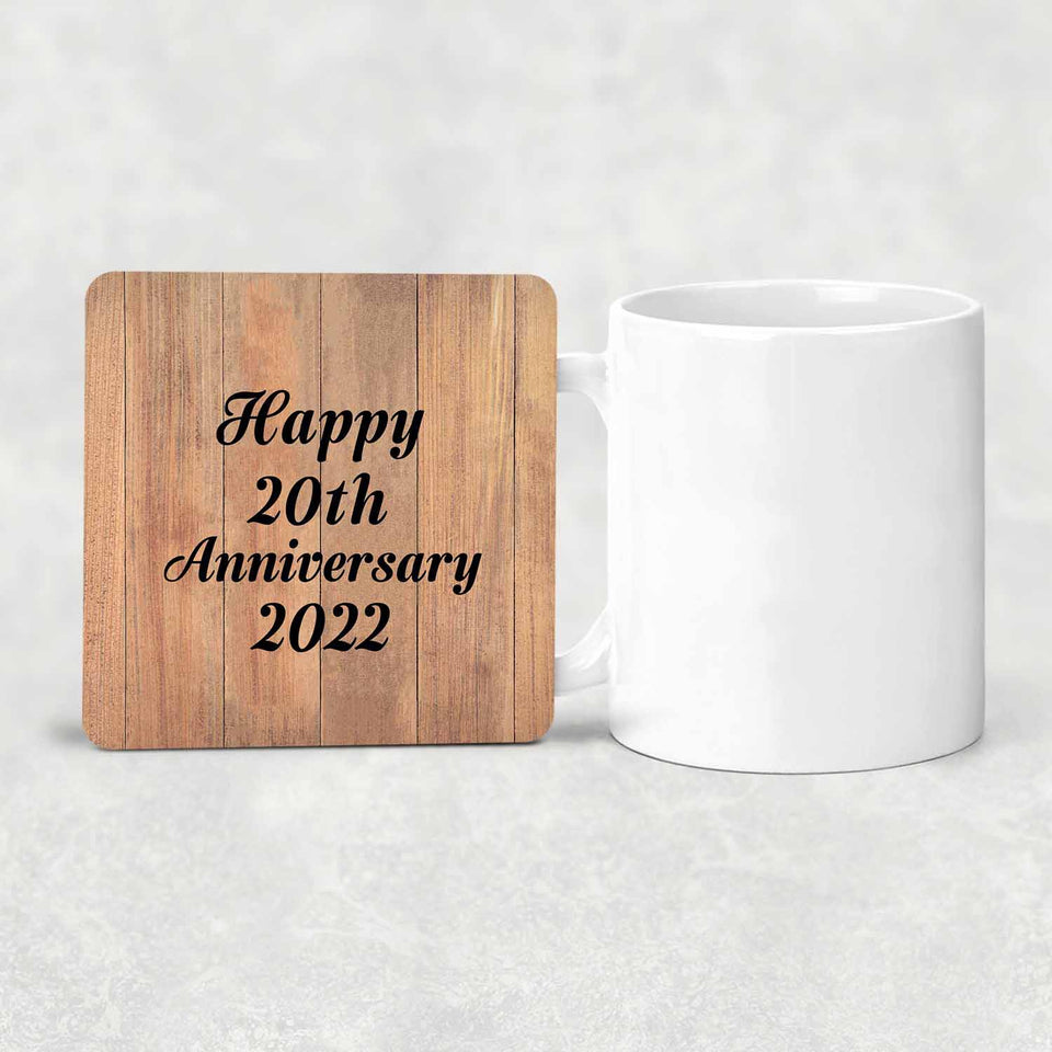 Happy 20th Anniversary 2022 - Drink Coaster C