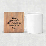 First Year As An Amazing Daughter In Law 2024 - Drink Coaster C