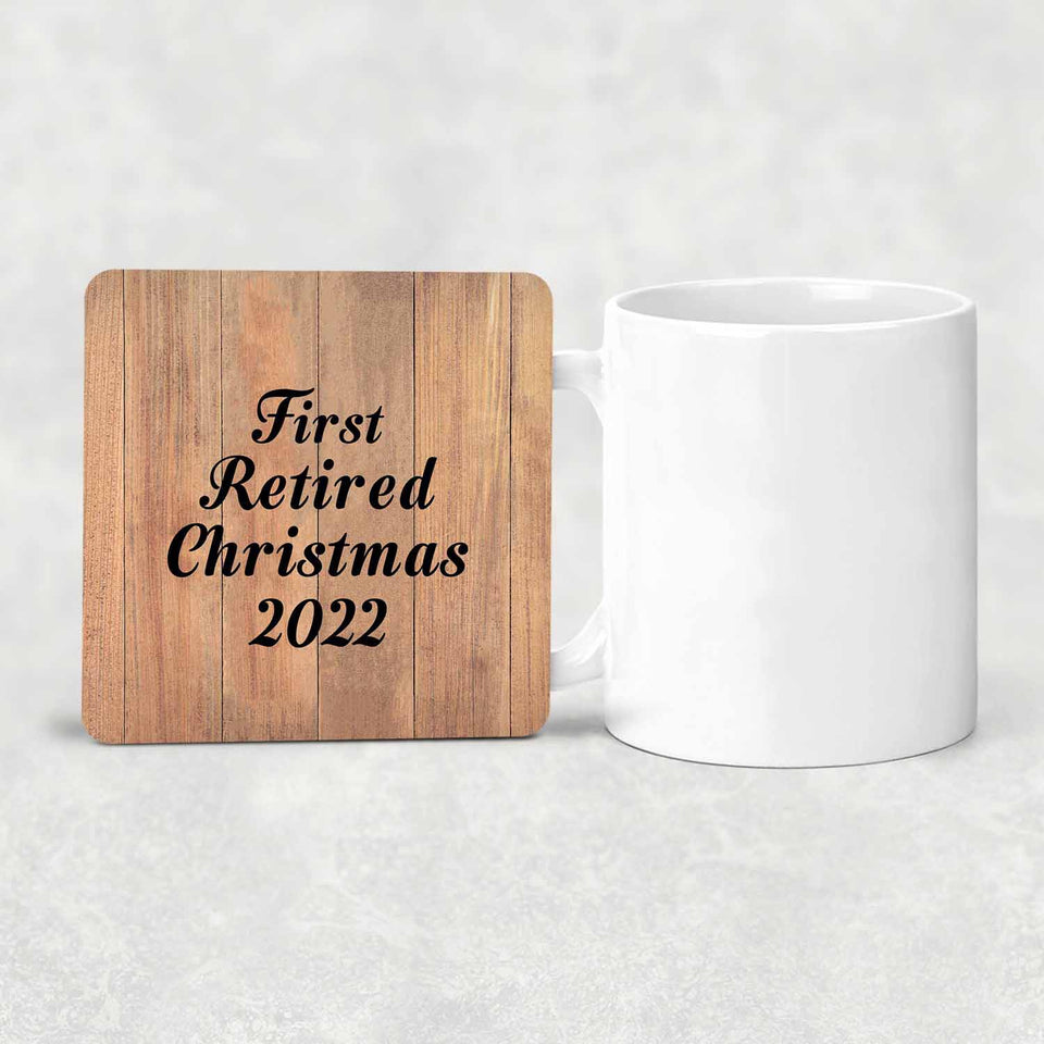 First Retired Christmas 2022 - Drink Coaster C