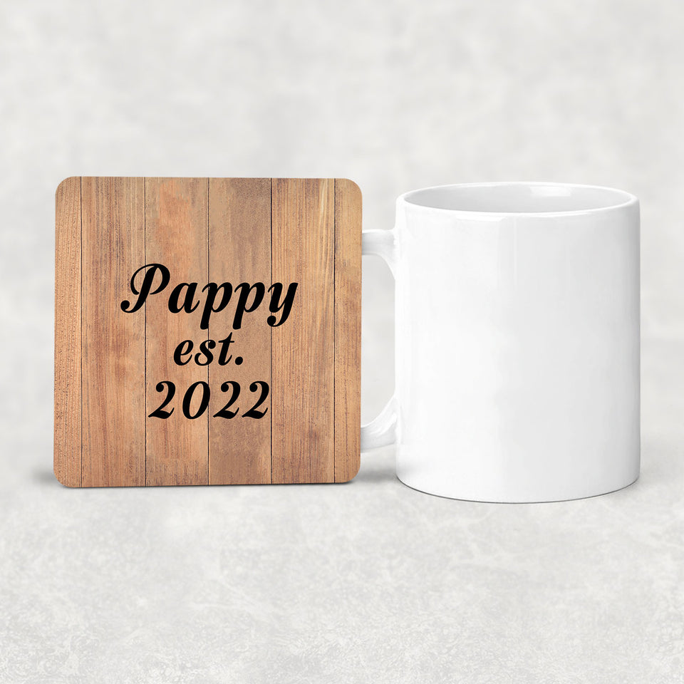 Pappy Established EST. 2022 - Drink Coaster C