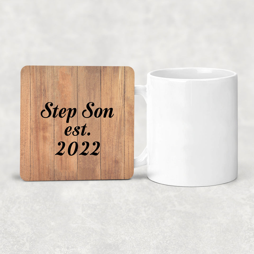 Step Son Established EST. 2022 - Drink Coaster C