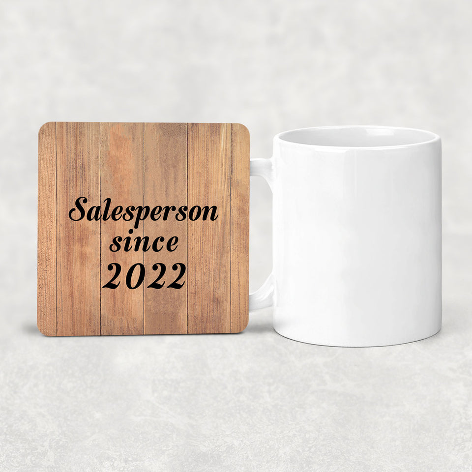 Salesperson Since 2022 - Drink Coaster C