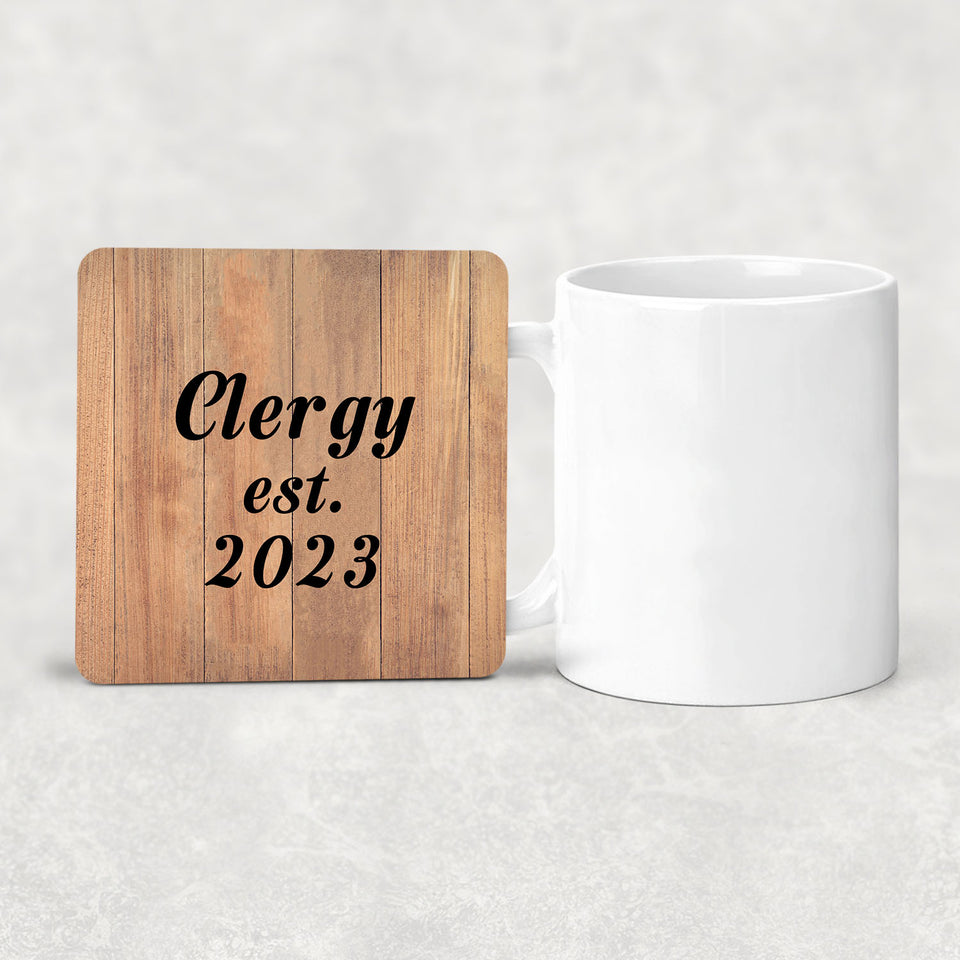 Clergy Established Est. 2023 - Drink Coaster C