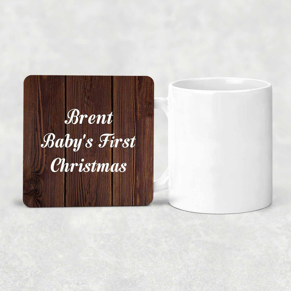 Brent Baby's First Christmas - Drink Coaster D