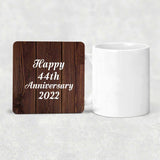 Happy 44th Anniversary 2022 - Drink Coaster D