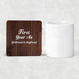 First Year As Girlfriend & Boyfriend - Drink Coaster D