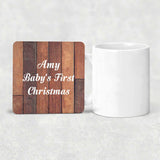 Amy Baby's First Christmas - Drink Coaster E