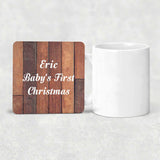 Eric Baby's First Christmas - Drink Coaster E