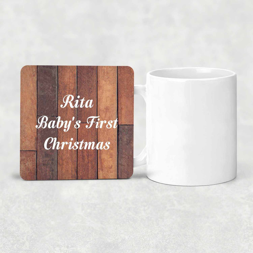 Rita Baby's First Christmas - Drink Coaster E