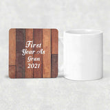 First Year As Gran 2021 - Drink Coaster E