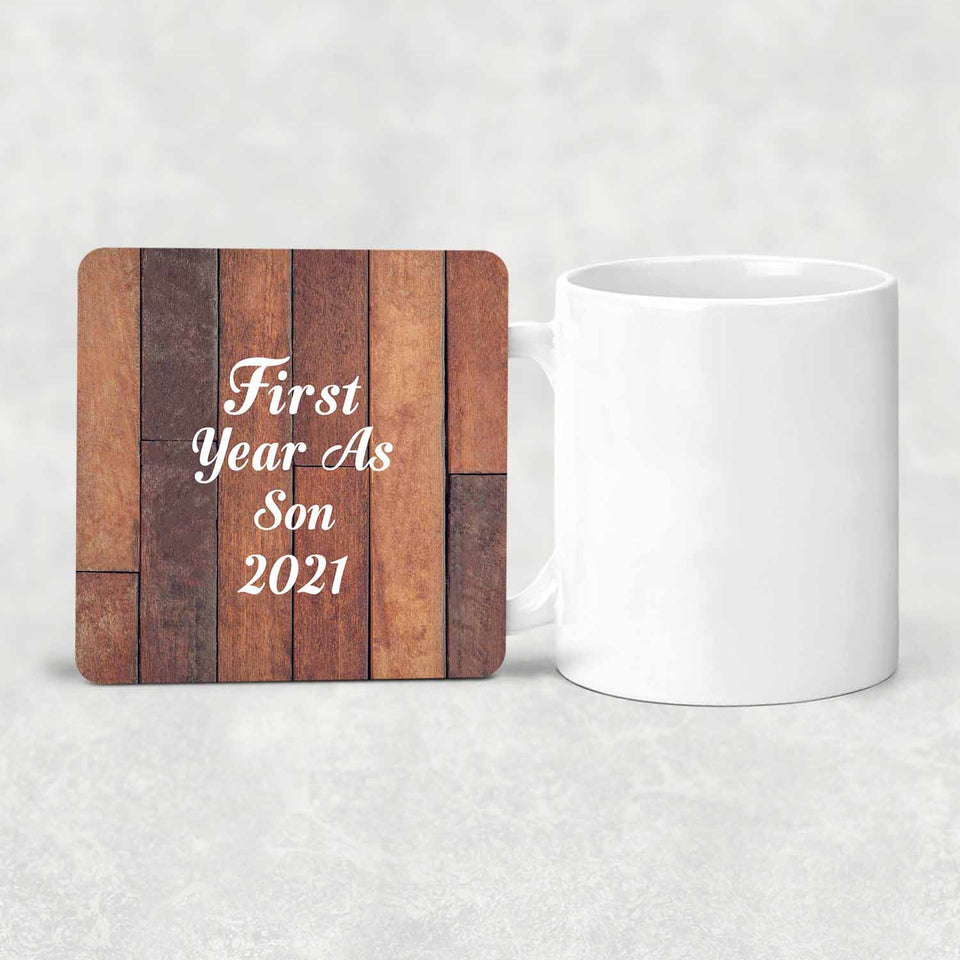 First Year As Son 2021 - Drink Coaster E