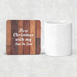First Christmas With My Son In Law - Drink Coaster E