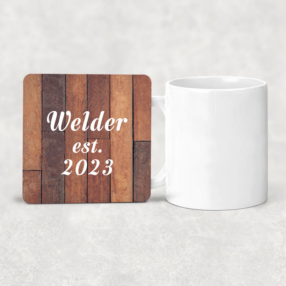 Welder Established Est. 2023 - Drink Coaster E