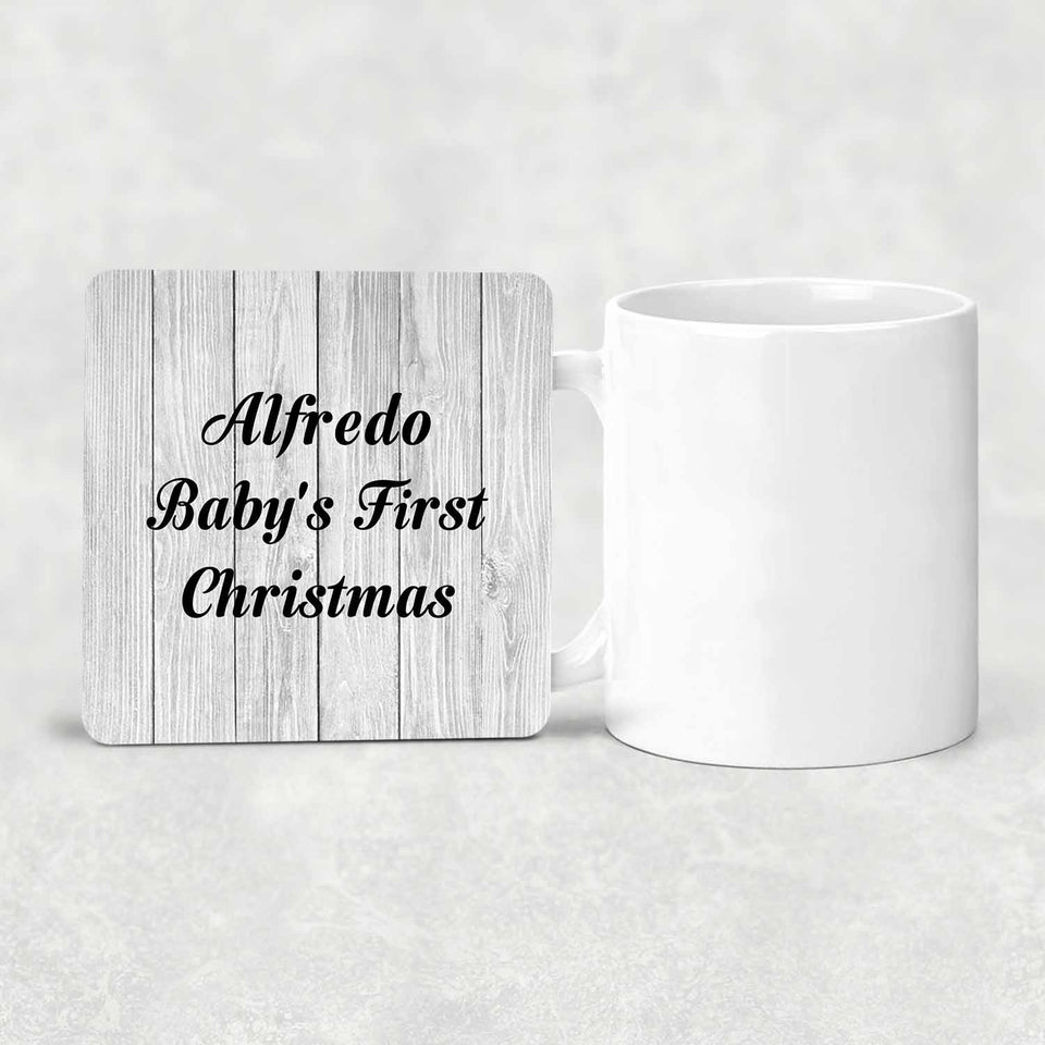 Alfredo Baby's First Christmas - Drink Coaster F