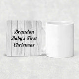 Brandon Baby's First Christmas - Drink Coaster F